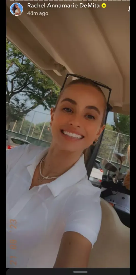Selfie at golf