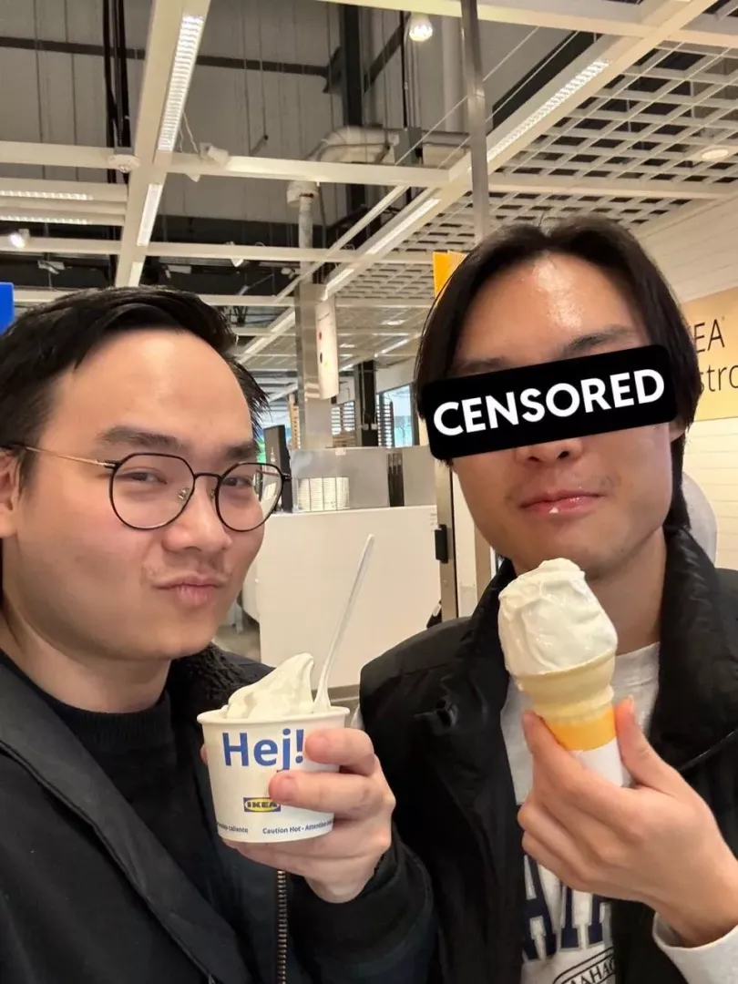 [Selfie Sunday] repost again cus I forgot flair, and we got some soft serve at IKEA