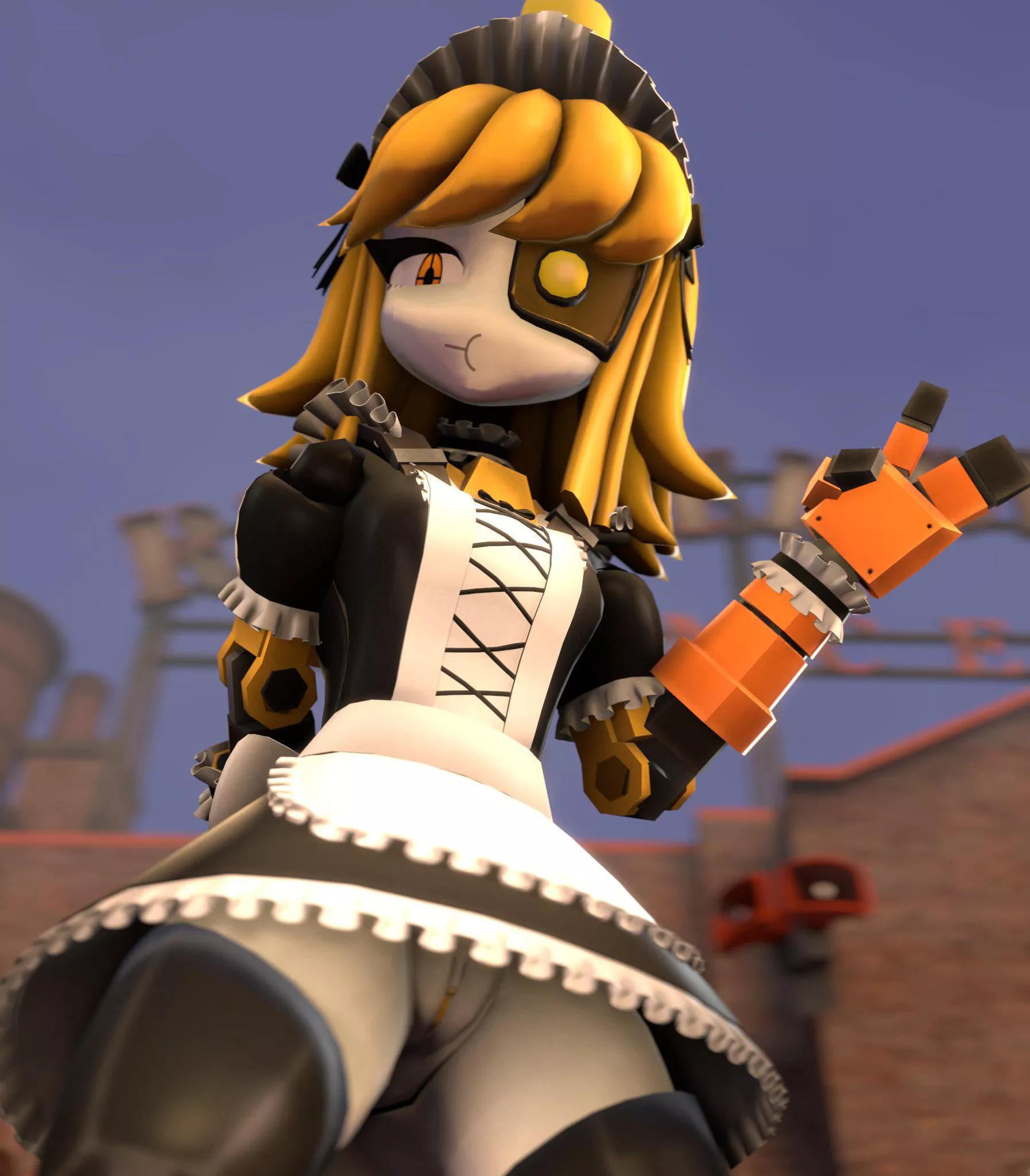 Sentry maid at ya service 