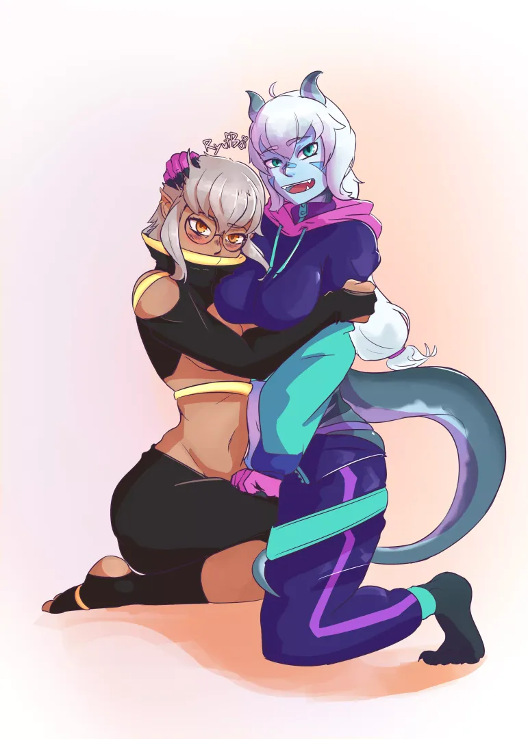 Sera and Alma by RyufBoi