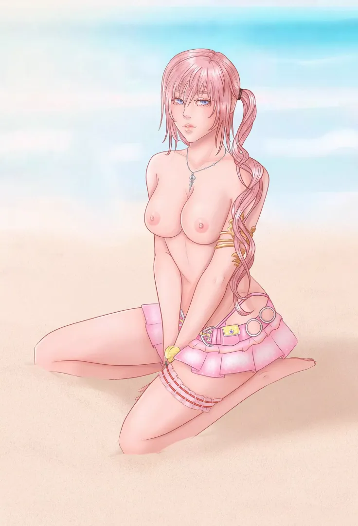 Serah Farron By The Beach (Zversnow)
