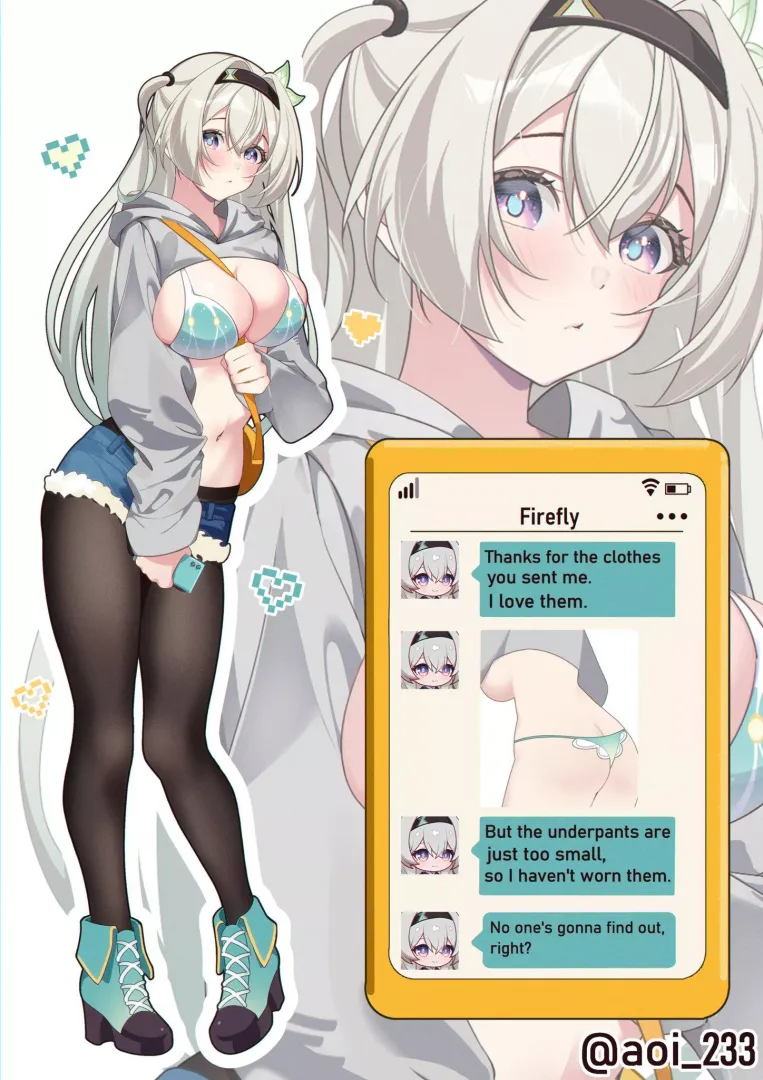 Sexy Firefly didn't wore her panties