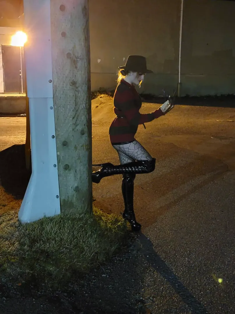 Sexy freddy krueger in boots