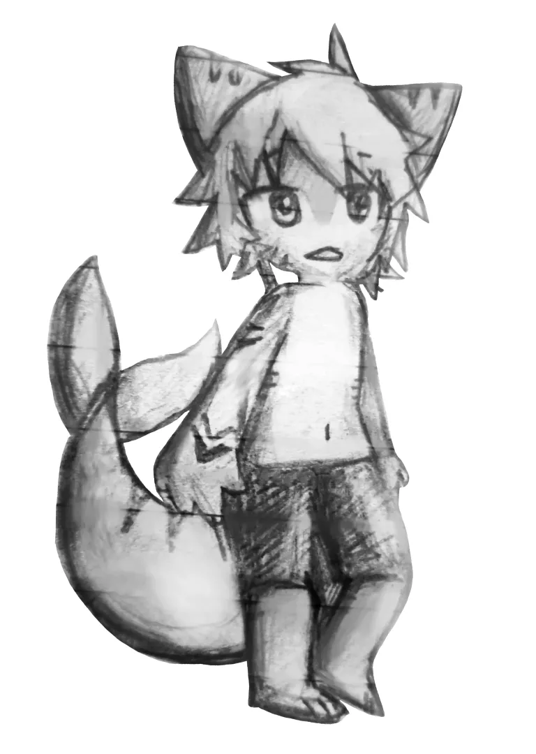shark doodle