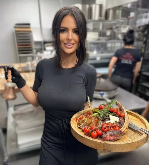 She cooks too 