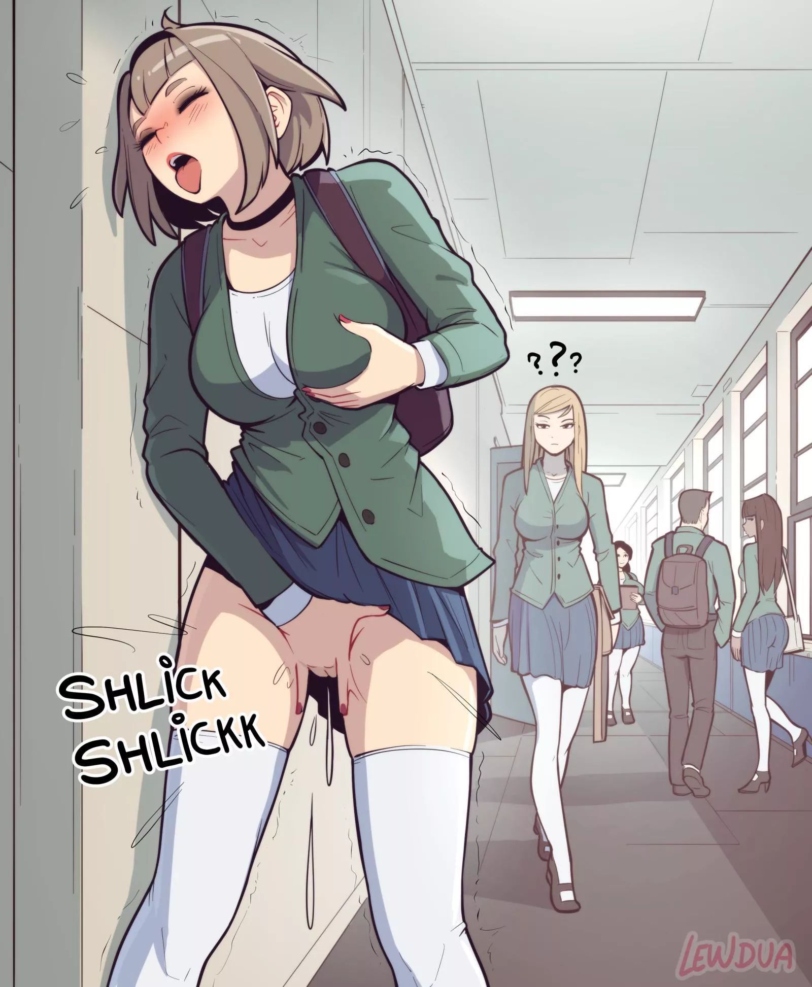 She couldn't wait (Lewdua)