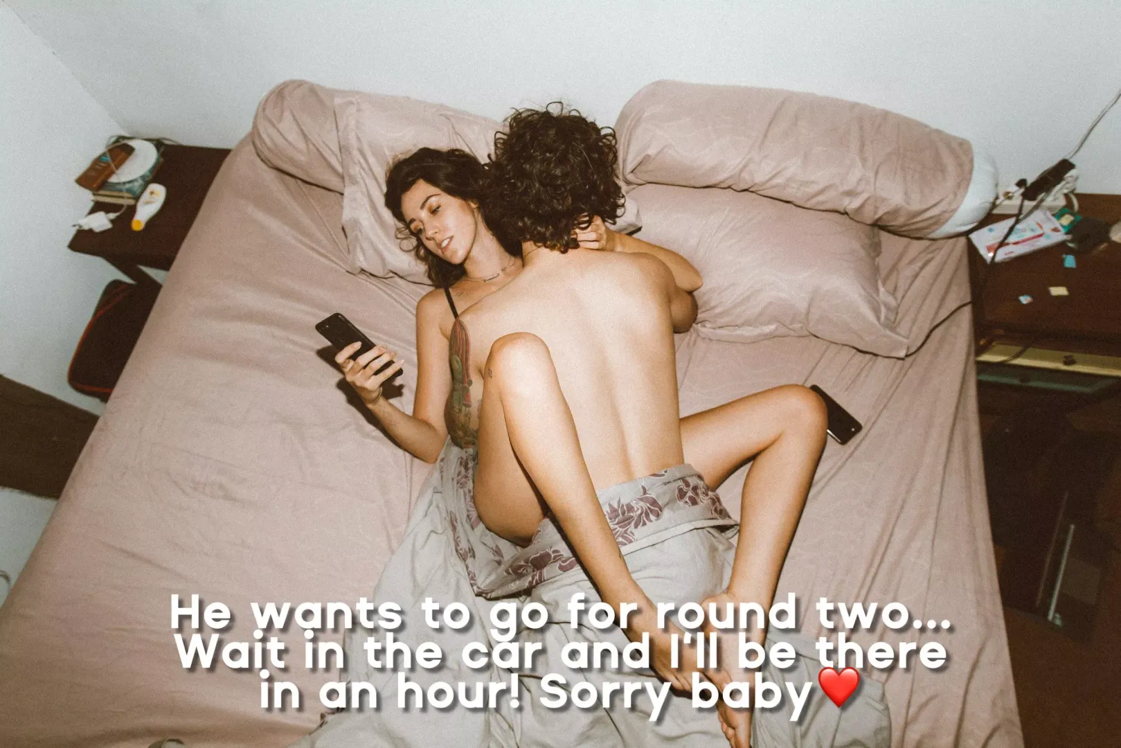 She is just doing it to help her ex out…