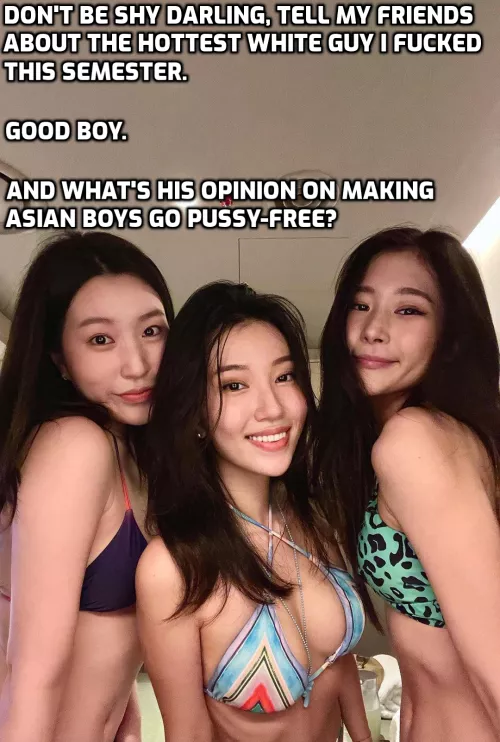 She loves making you reveal everything to her friends.