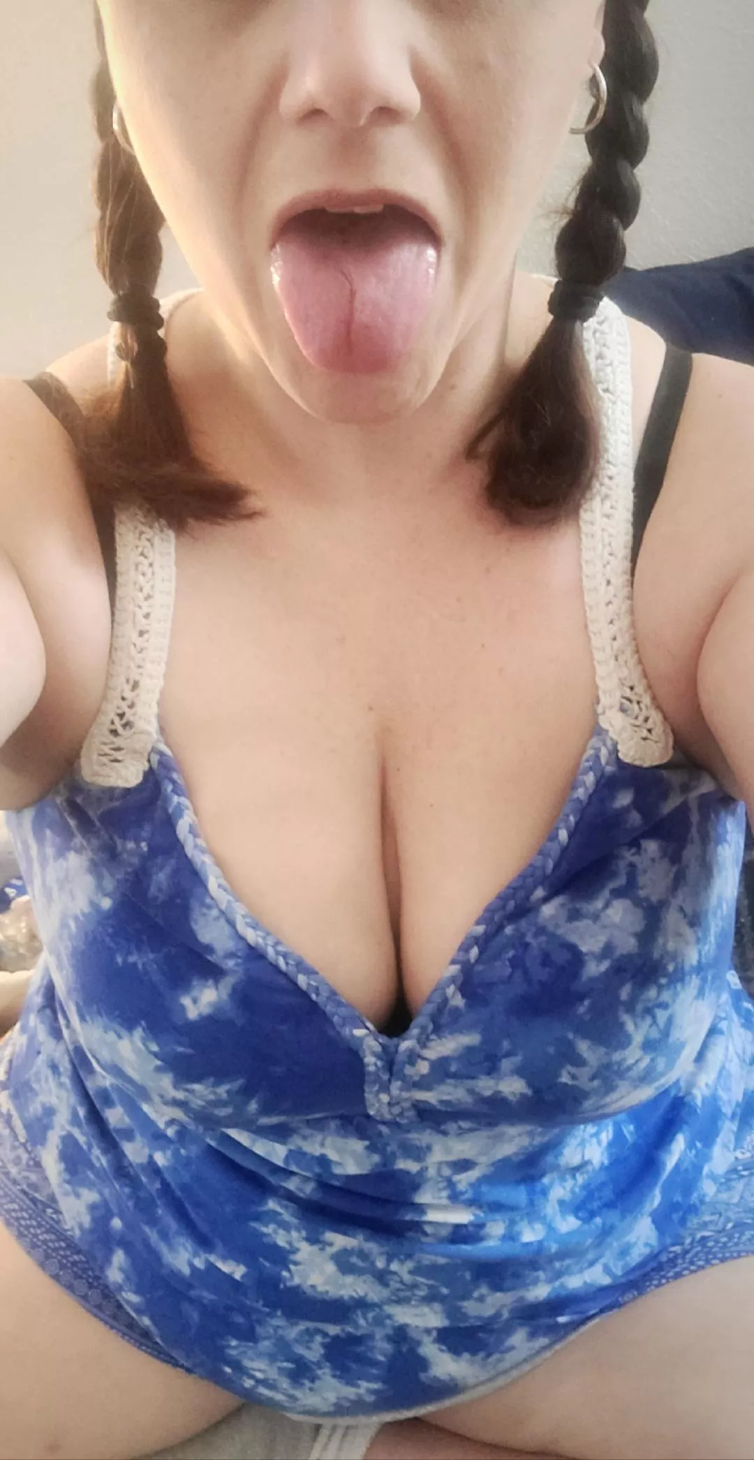 She loves to be fed and fucked... would you help her? 