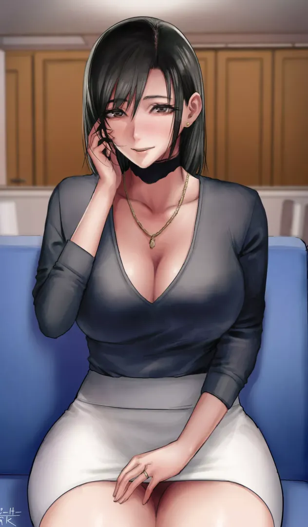 She noticed you staring at them
