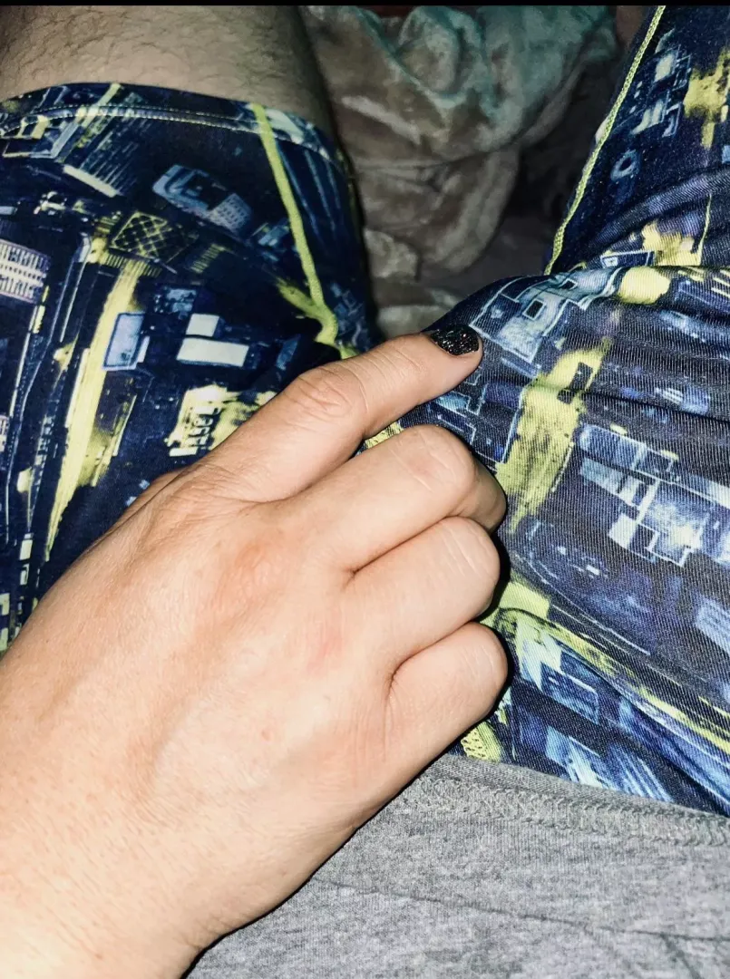 She passed out so I put her hand on my cock…