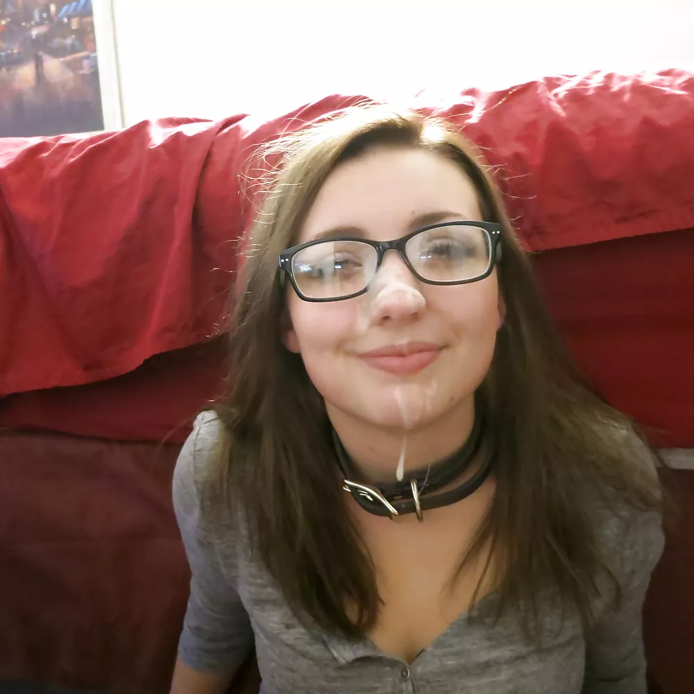 She seems happy...