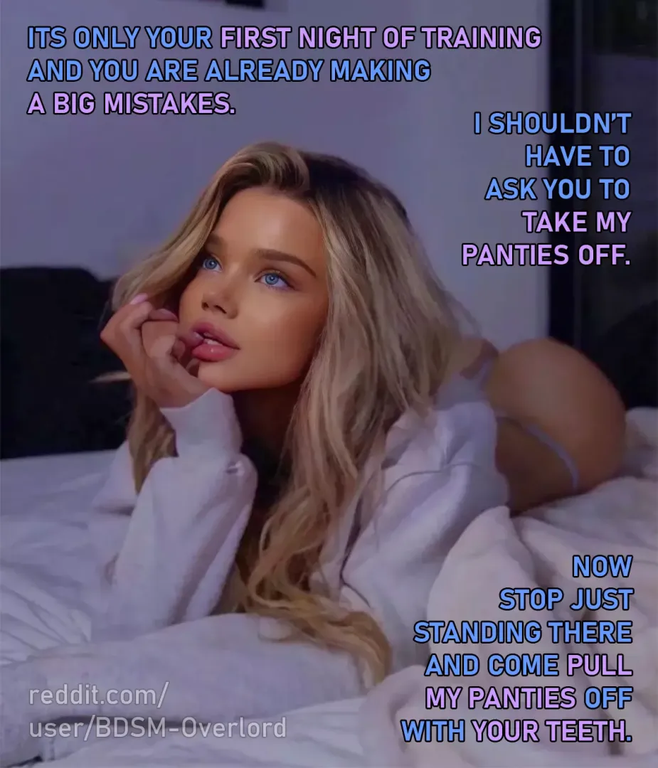 She shouldn’t have to ask you to take her panties off – Day 9 | 30 Days Of Chastity (Locktober)