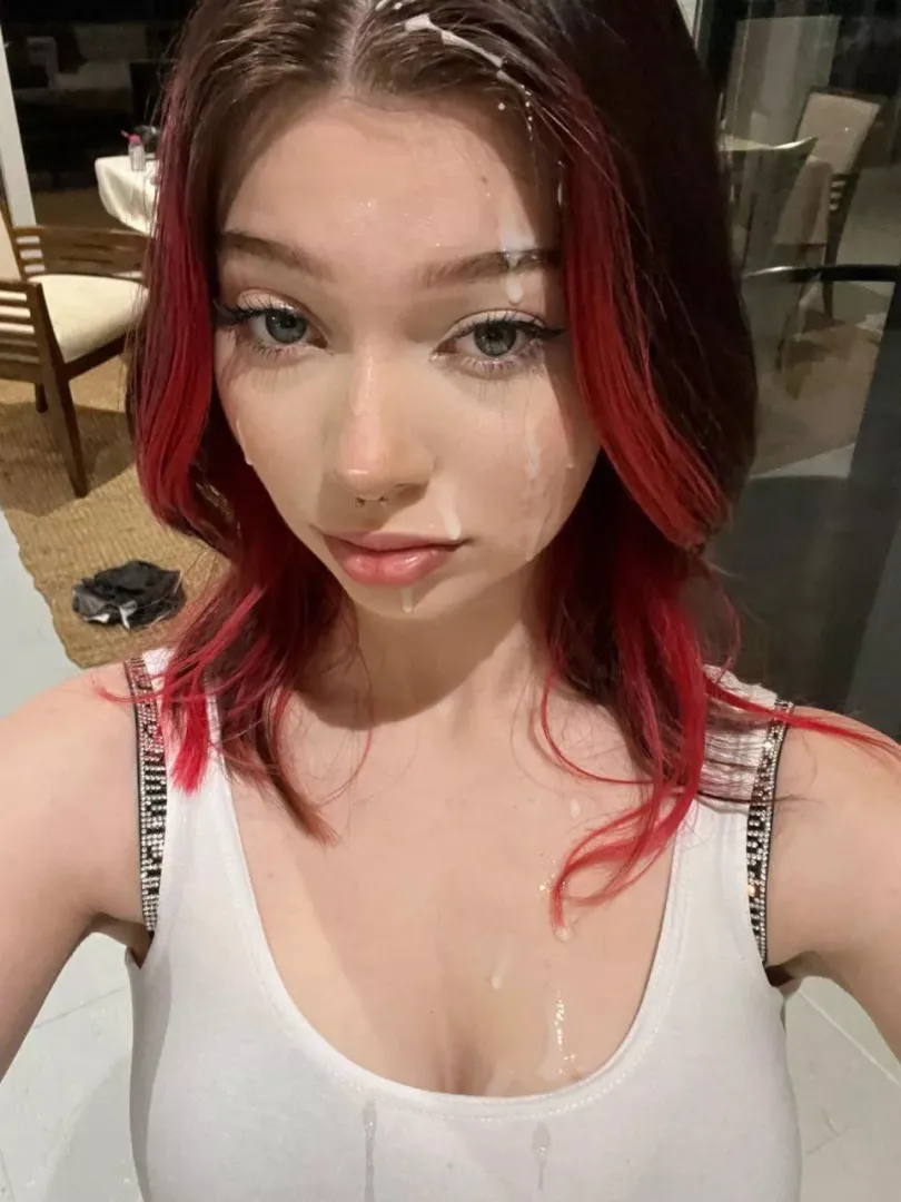 She tries to look at you happy after the shot but she just can’t…