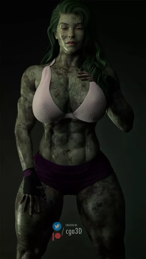She-Hulk - Dirty (Cga3d) [Marvel]