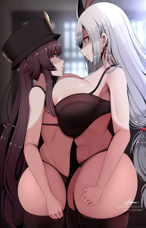 Shenhe x Hu Tao