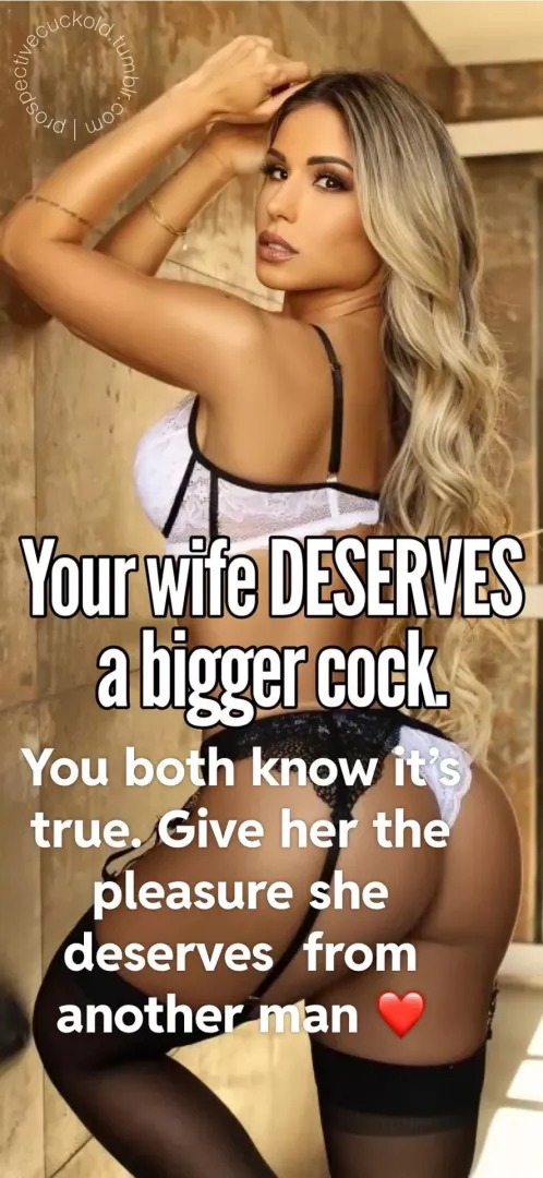 She’s deserves bigger