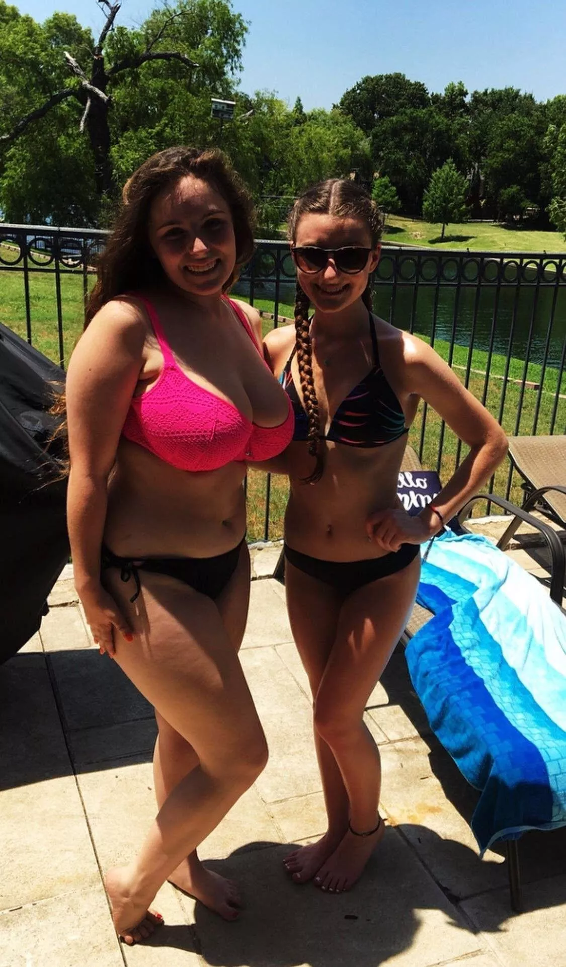 She’s faking that happy smile