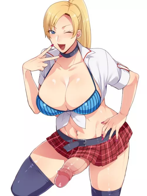 She's got a thick dick