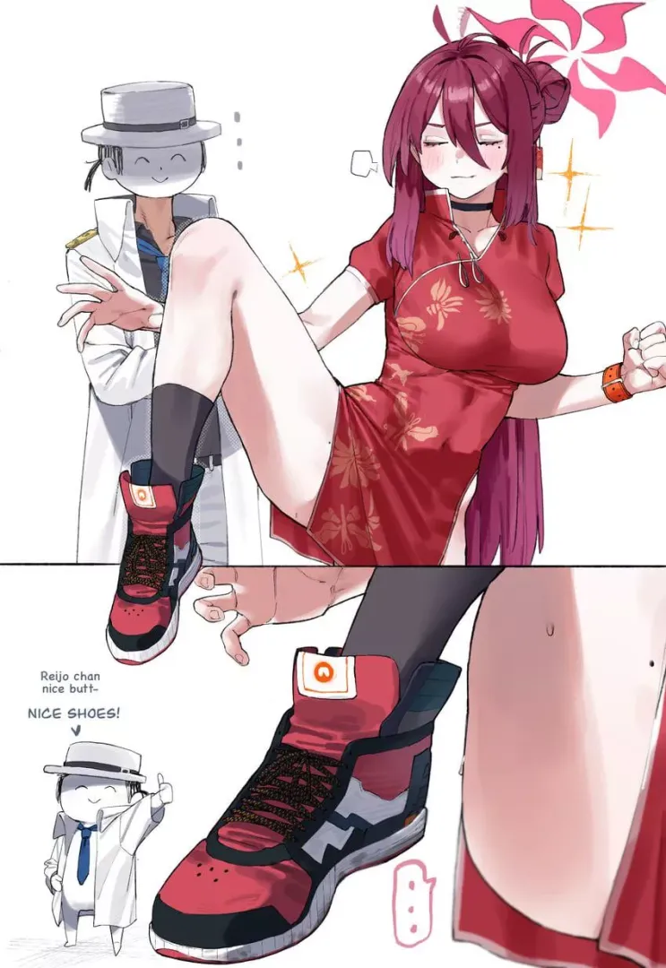 She’s got nice shoes 