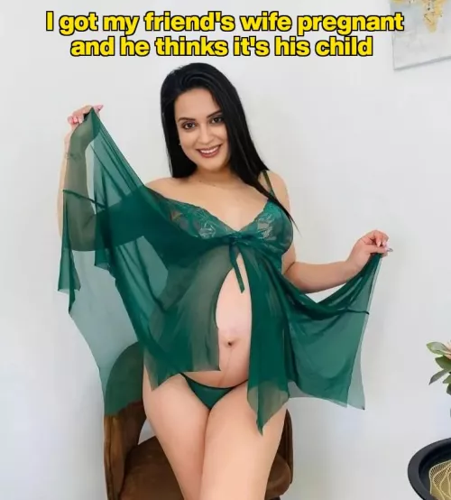 She's pregnant 