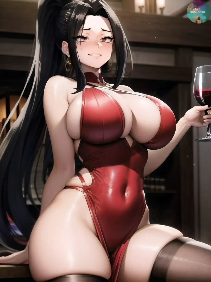 She's so hot (AI art)