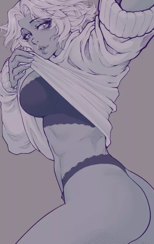 She's such a tease (Art by me)