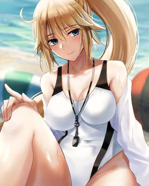 She’s your new swimming instructor (insta)