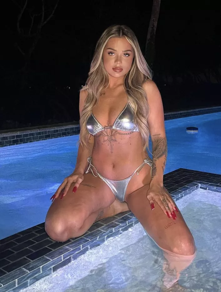 shiny bikini