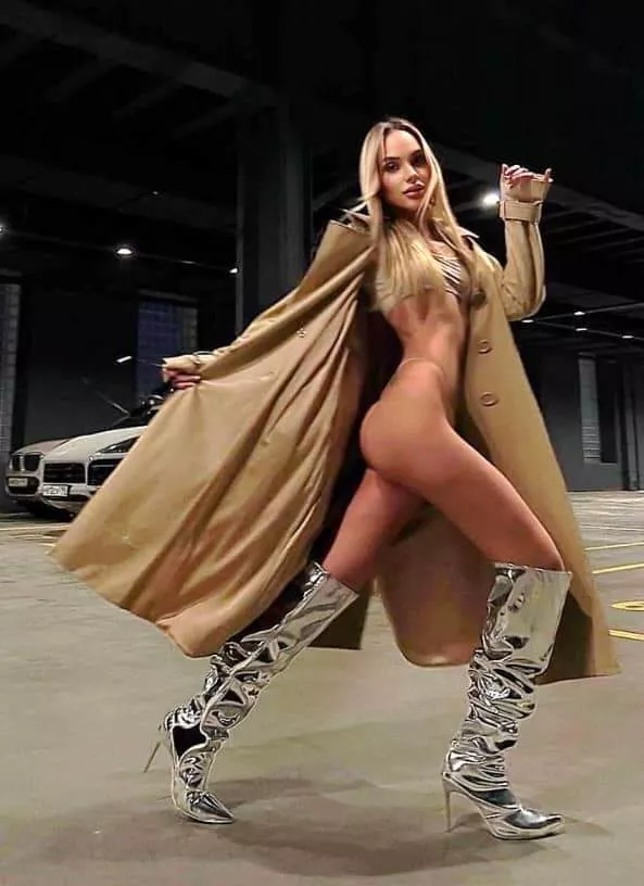 shiny boots