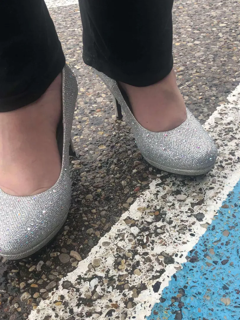 Shiny heels