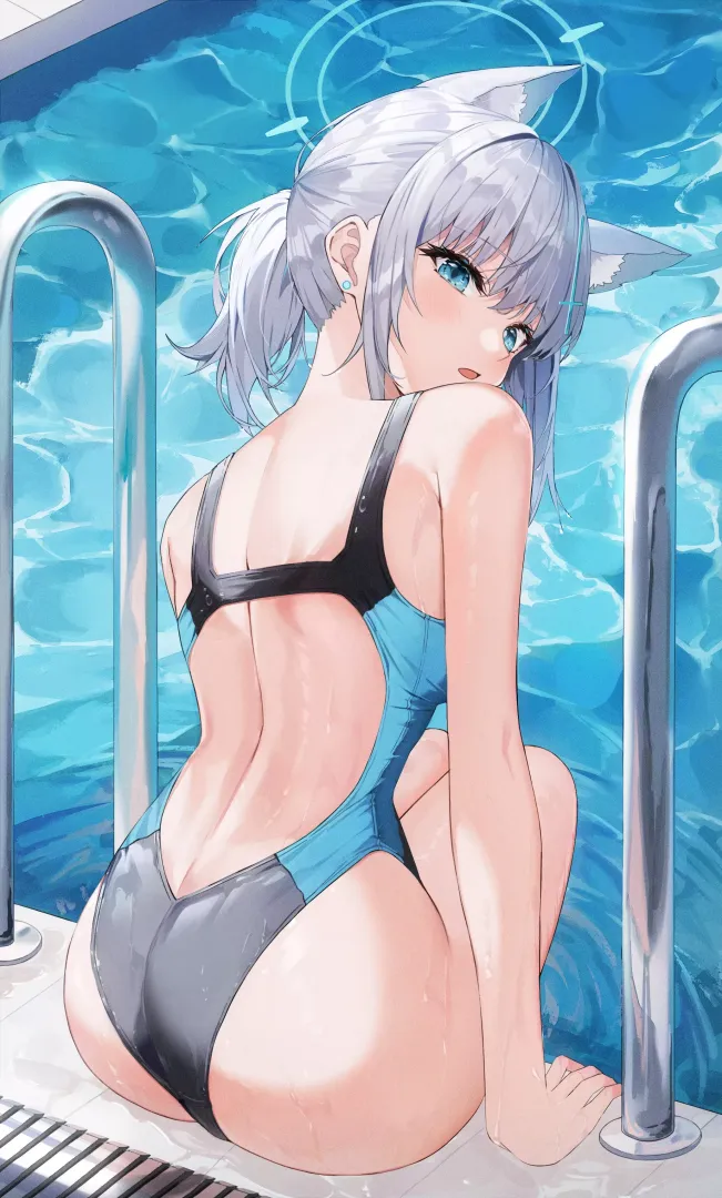 Shiroko's beautfiul backside [Blue Archive]