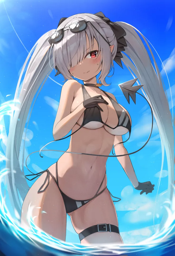 Shiromi Iori Bikini Blush (Three Twosix) [Blue Archive]