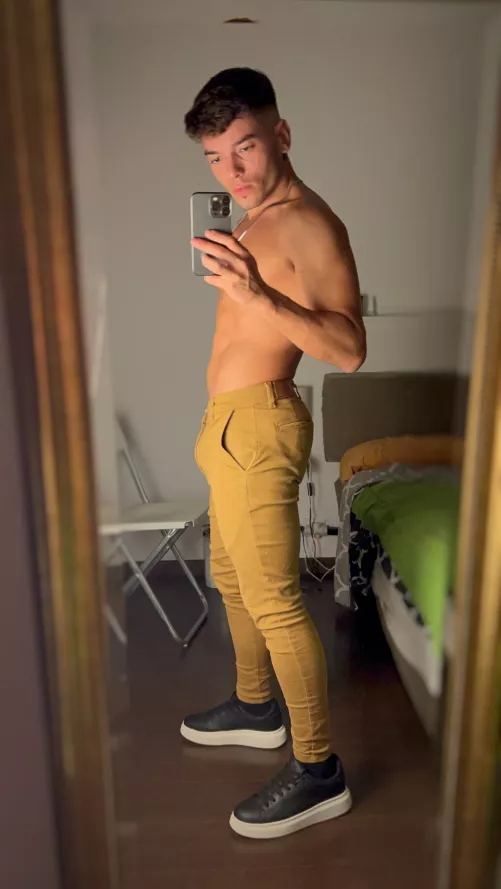 Shirt off first
