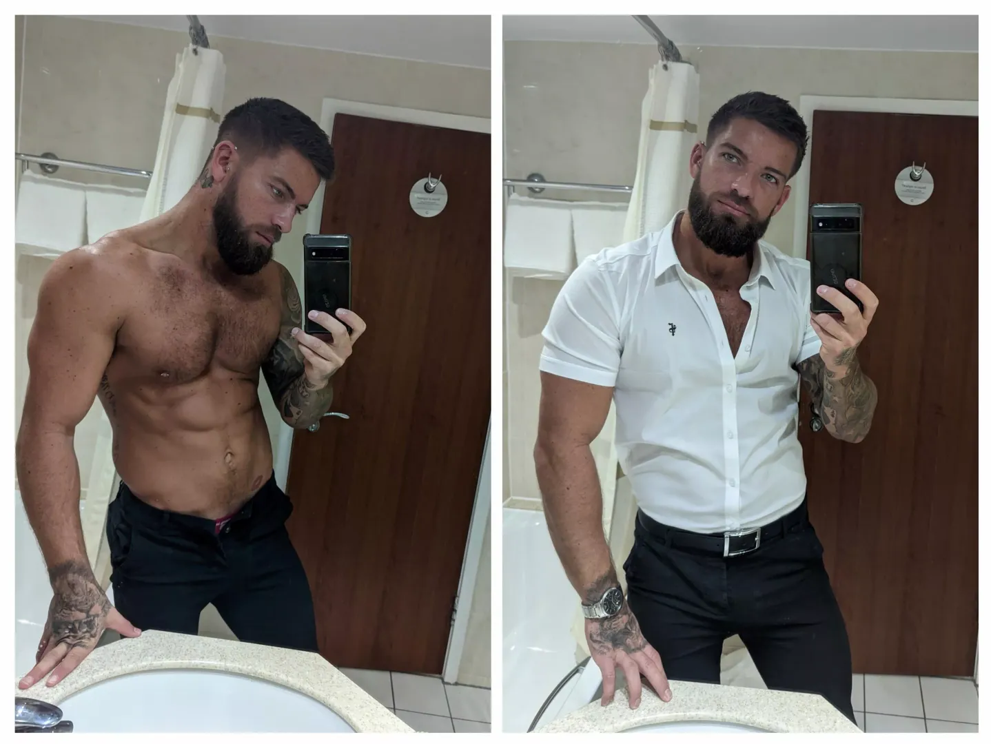 Shirt or no shirt?