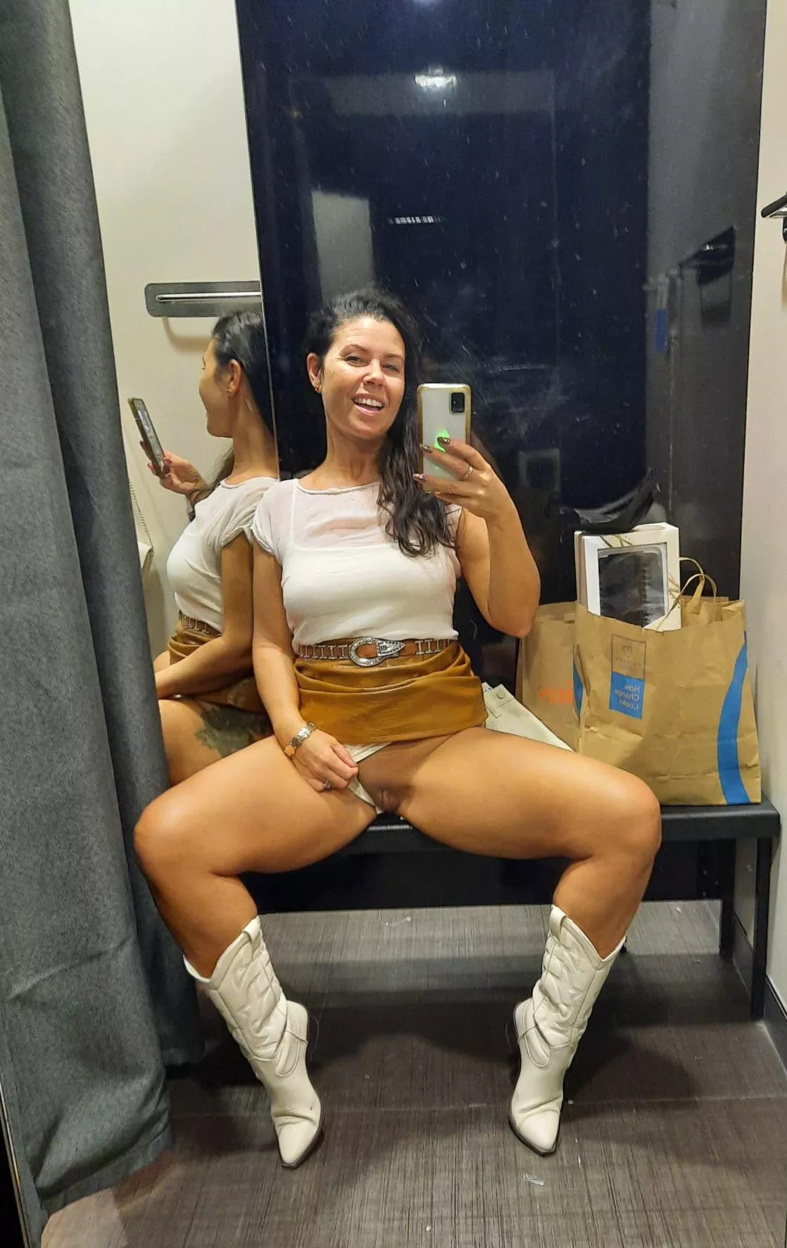 shopping yesterday