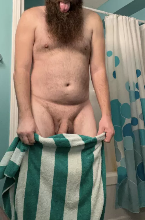 Should I just drop the towel? 🤭🤭