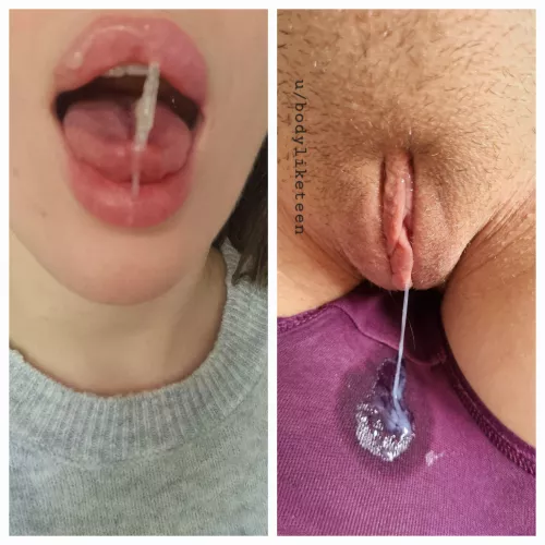 Should I swallow it or leave it for you? :p 