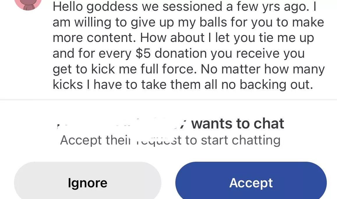 Should I take them up on this offer? Would you be willing to watch the outcome?