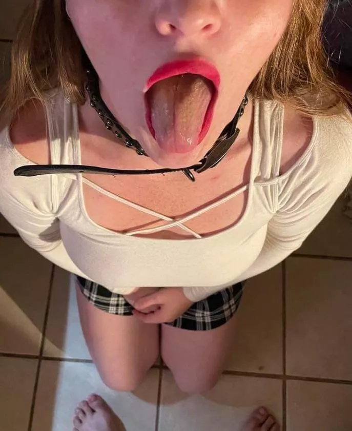 Show this slut where you would shoot your load