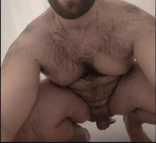 Shower bear!