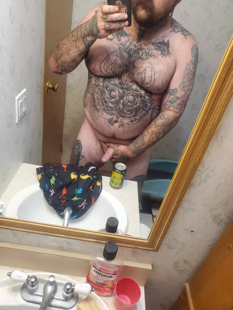 Shower beer time 