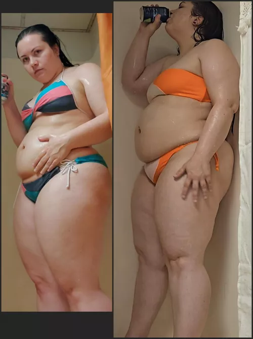 Shower drinking/burping clip comparison 