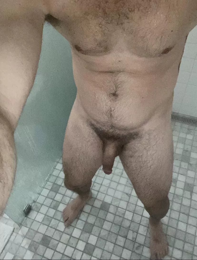 Shower selfie