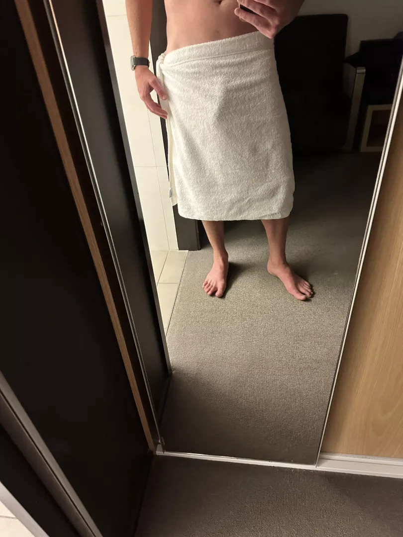 Shower time done. What should I do next?