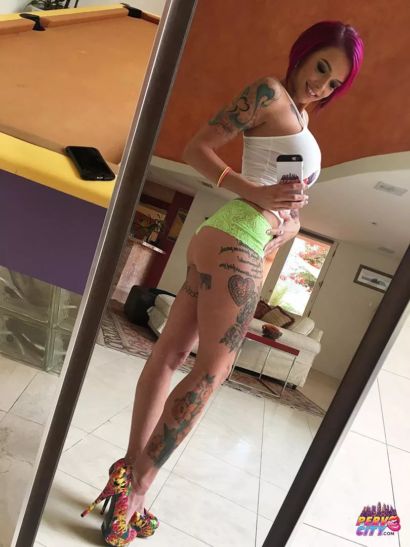 Showing off some leg art