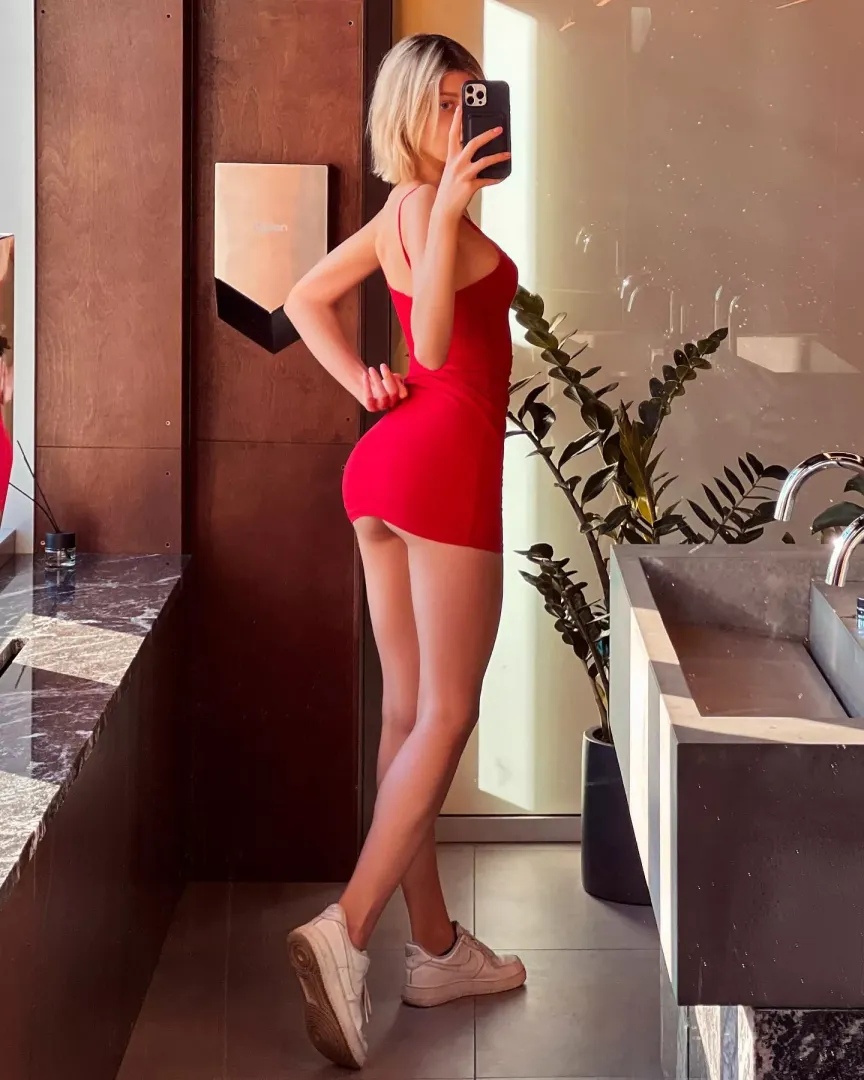 Showing some leg