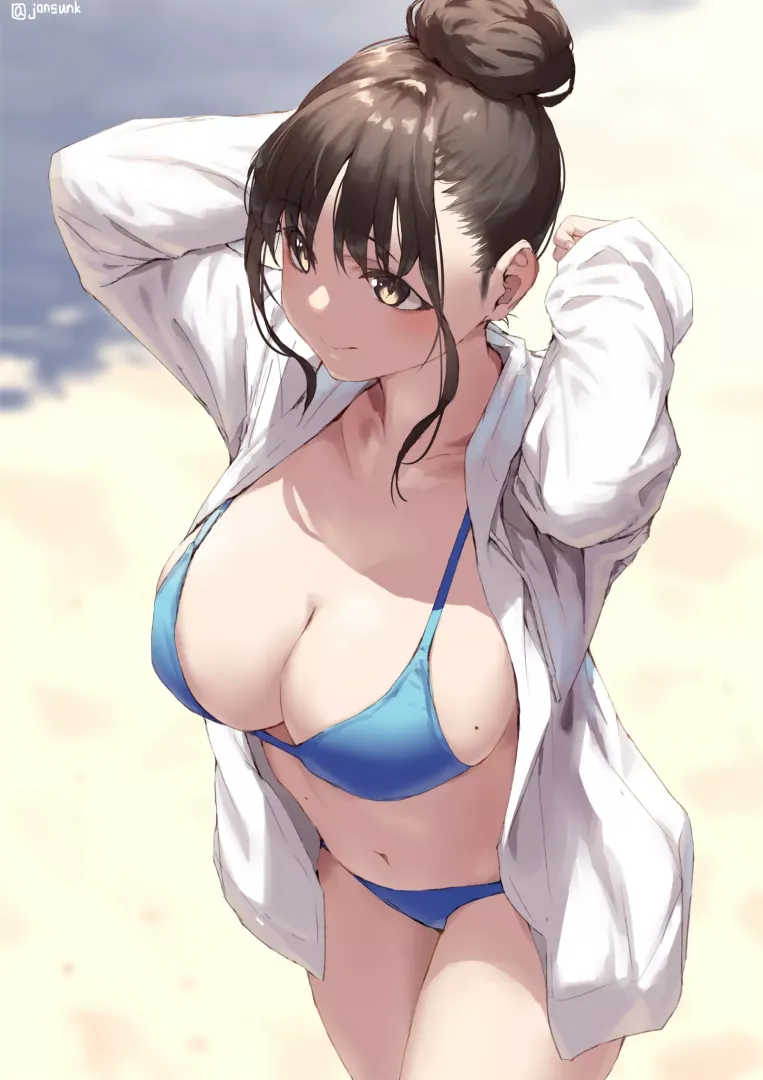 Showy with single bun and jacket (jonsunk) [Original]
