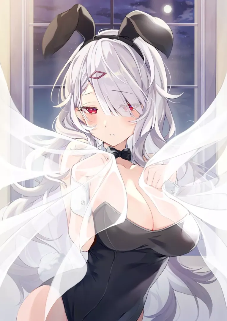 Shy Bunny Girl