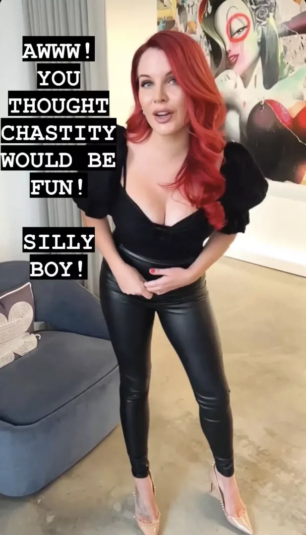 Silly boy! 😈